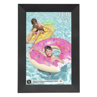 Denver PFF-1024BMK2 digital fotoramme Sort 25,6 cm (10.1") Berøringsskærm Wi-Fi