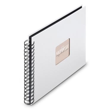 Hama 00009846 fotoalbum og arkbeskyttelse Hvid 100 ark 10 x 15 Spiral indbinding