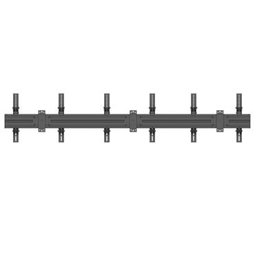 Multibrackets M Wallmount Pro MBW3U monteringssats - f&ouml;r 3 LCD-bildsk&auml;rmar - svart