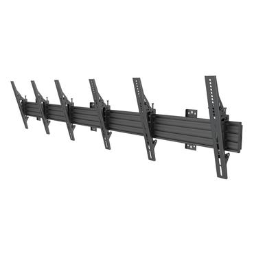 Multibrackets M Wallmount Pro MBW3U monteringssats - f&ouml;r 3 LCD-bildsk&auml;rmar - svart