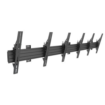 Multibrackets M Wallmount Pro MBW3U monteringssats - f&ouml;r 3 LCD-bildsk&auml;rmar - svart