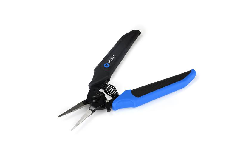 iFixit Tænger - Nåletang - Stamped metal & polymer - Sort, Blå