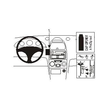 Brodit ProClip Center mount - montering för mobiltelefon