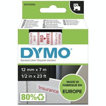 DYMO D1 - mærkattape - 1 kassette(r) - Rulle (1,2 cm x 7 m)