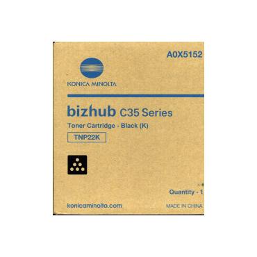 Konica Minolta TNP-22K - svart - original - tonerkassett