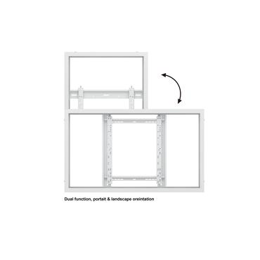 Multibrackets M Pro Series h&ouml;lje - liten - f&ouml;r platt panel - h&ouml;g ljusstyrka - vit