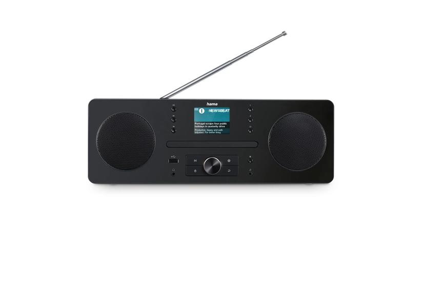 HAMA Radio FM/DAB+/CD/BT DR1560CBT Black