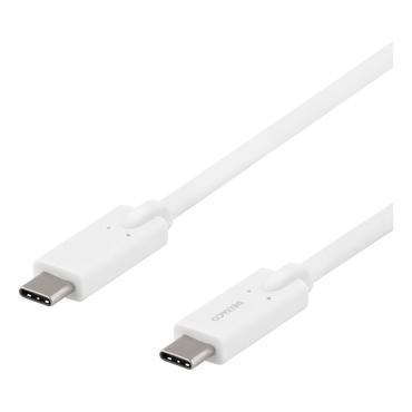 DELTACO USBC-1504 - USB typ C-kabel - 24 pin USB-C till 24 pin USB-C - 2 m