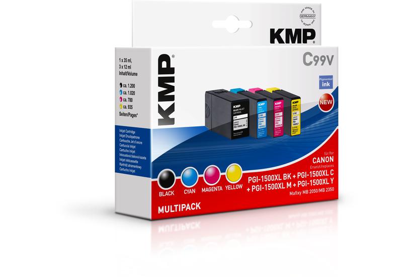 KMP C99V bl&aelig;kpatron Sort, Bl&aring;, Magenta, Gul