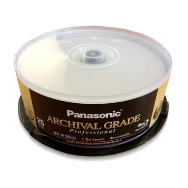 Panasonic ARCHIVAL GRADE Professional - BD-R x 25 - 25 GB - lagringsmedie (pakke med 4)