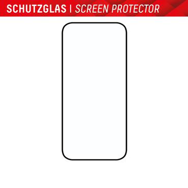 Displex Full Cover Screen Protector (10H) for Apple iPhone 15/15 Pro, Eco Mounting Frame, Full Cover