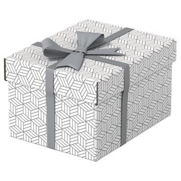 Esselte - presentkartong - small - 25.5 cm x 20 cm x 15 cm - vit - paket med 3
