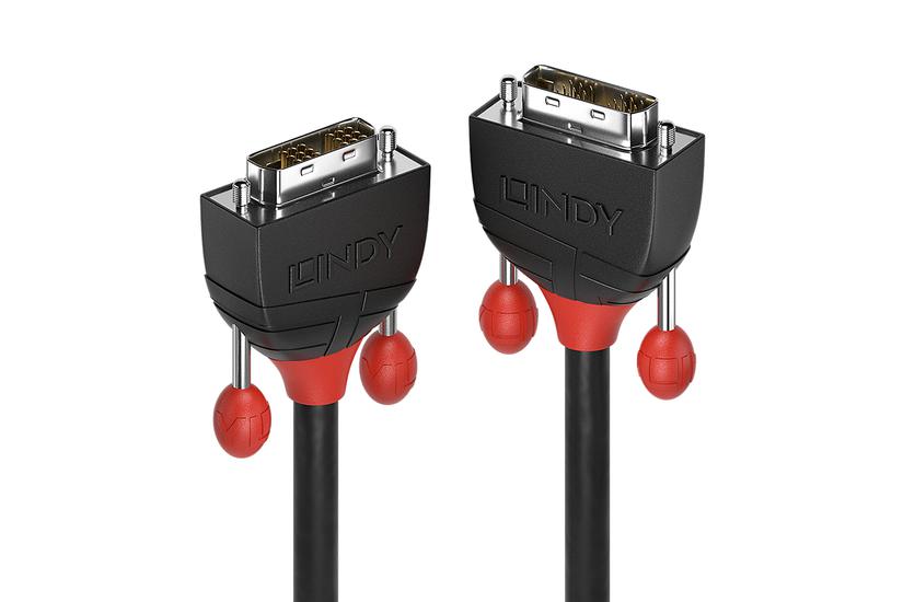 Lindy 36258 DVI kabel 5 m DVI-D Sort
