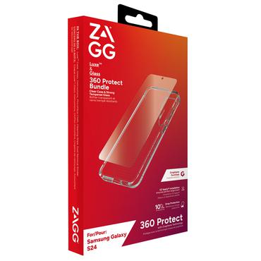 Zagg Luxe + Glass 360 - baksidesskydd f&ouml;r mobiltelefon