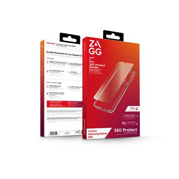 Zagg Luxe + Glass 360 - baksidesskydd f&ouml;r mobiltelefon