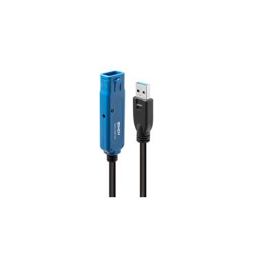Lindy 43229 USB-kabel USB 3.2 Gen 1 (3.1 Gen 1) 15 m USB A Sort