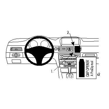 Brodit ProClip Angled mount - montering för mobiltelefon