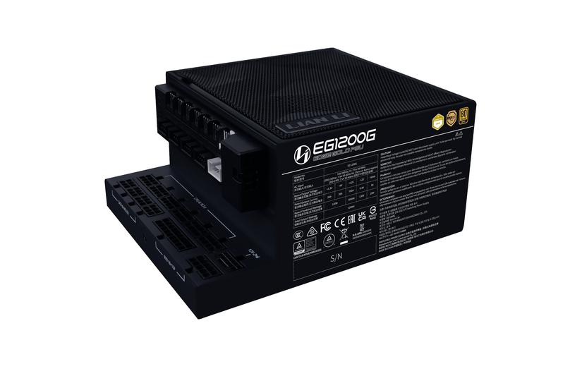 Lian Li EG1200G enhed til str&oslash;mforsyning 1200 W 24-pin ATX SFX Sort