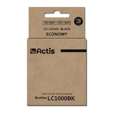 Actis KB-1000BK Bl&aelig;k (erstatning Brother LC1000BK/LC970BK; Standard; 36 ml; sort)
