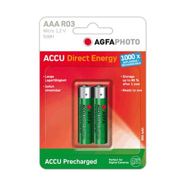 AgfaPhoto Direct Energy AAA Nikkel-Metalhydrid (NiMH)