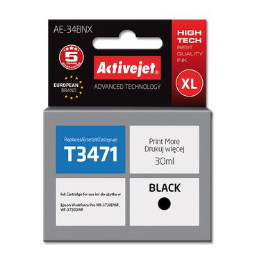 Activejet AE-34BNX Ink (erstatning Epson 34XL T3471; Supreme; 30 ml; sort)