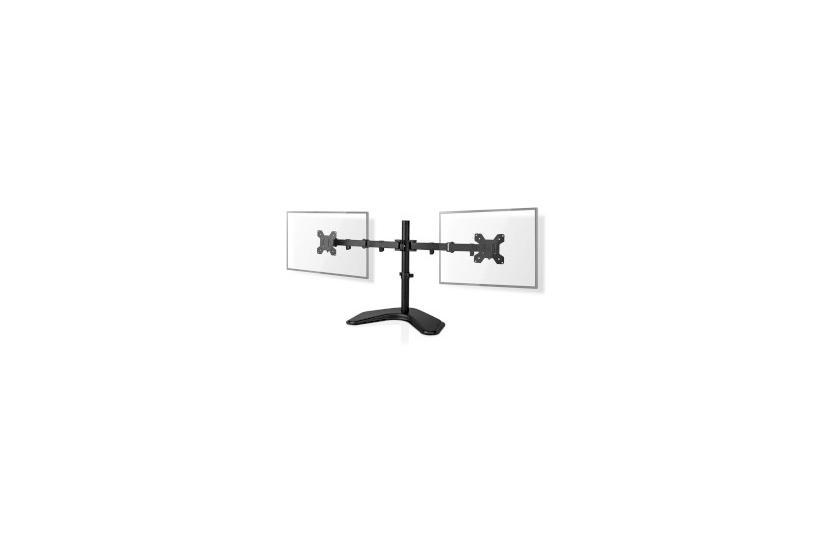 Nedis MMDOSD110BK skærmbeslag og -stativer 81,3 cm (32") Skrivebord Sort