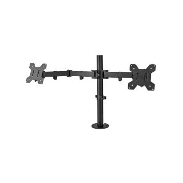 Nedis MMDOSD110BK skærmbeslag og -stativer 81,3 cm (32") Skrivebord Sort