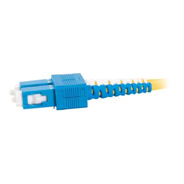 C2G SC-SC 9/125 OS1 Duplex Singlemode PVC Fiber Optic Cable (LSZH)