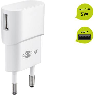 goobay strømforsyningsadapter - USB - 5 Watt