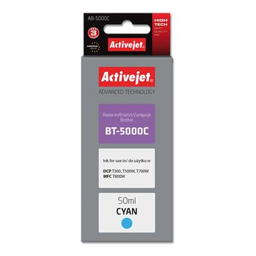 Activejet AB-5000C blæk (erstatning Brother BT-5000C; Supreme; 50 ml; blå)