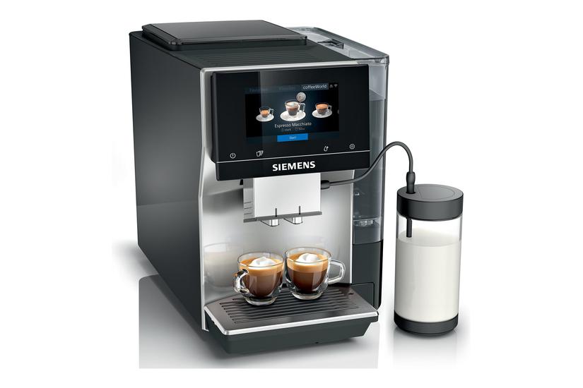 Siemens EQ.700 classic TP715R07 - automatisk kaffemaskine med m&aelig;lkeskummer - 19 bar - inox s&oslash;lvmetallisk