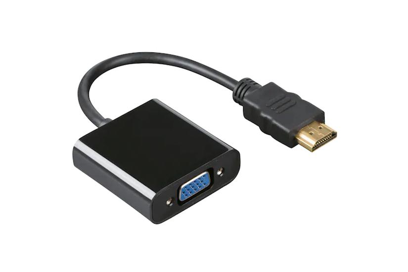 Hama 00200344 kabel k&oslash;nsskifter HDMI VGA Sort