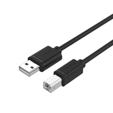 UNITEK Y-C420GBK USB-kabel USB 2.0 3 m USB A USB B Sort