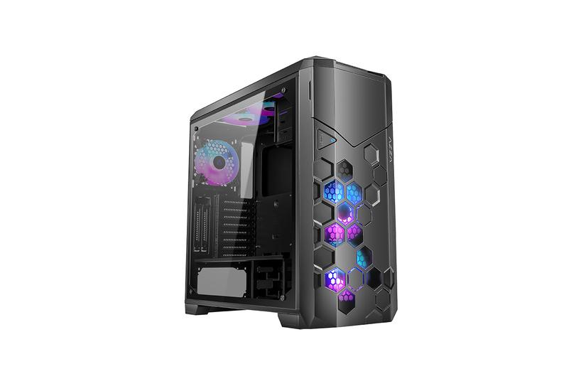 AZZA Chassi - Full Tower - E-ATX, ATX, Micro-ATX - 17,5 cm - 42 cm - 10 - Svart