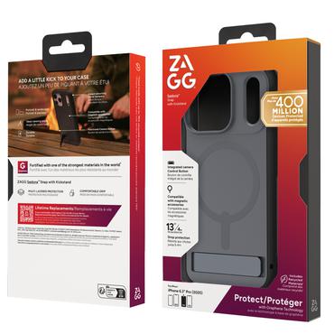 ZAGG Sedona Snap Kickstand mobiltelefon etui 16 cm (6.3") Cover Kul