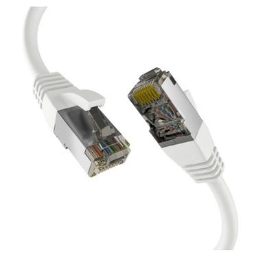 EFB CAT8.1 WEISS 0,25m RJ45 PATCHKABEL S/FTP PIMF