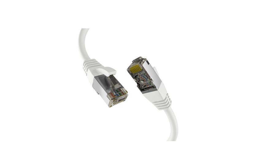 EFB CAT8.1 WEISS 0,25m RJ45 PATCHKABEL S/FTP PIMF