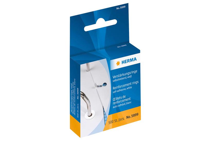 HERMA - f&ouml;rst&auml;rkningsring - vit (paket om 500)