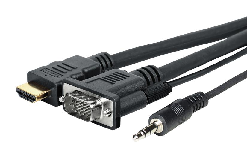 VivoLink Pro HDMI-kabel - HDMI / VGA / audio - 7 m