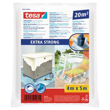 tesa Abdeckplane Drop Cloth Extra Strong 4m x 5m transparent