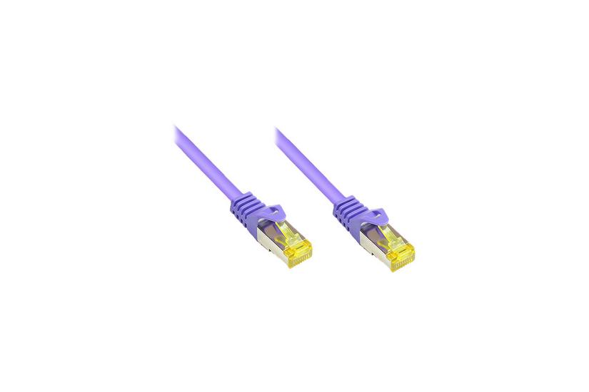Alcasa 1m Cat7 S/FTP netv&aelig;rkskabel Violet S/FTP (S-STP)