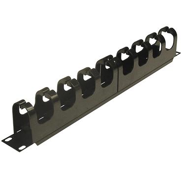 DELTACO 19-2 - rackpanel f&ouml;r kabelhantering - 1U