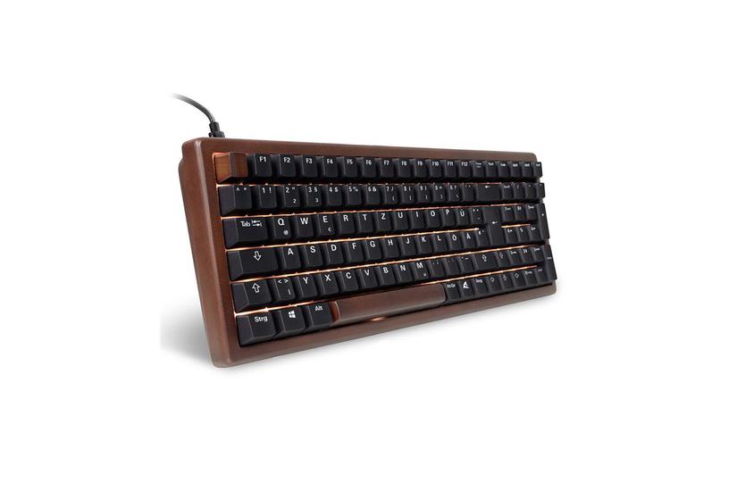 Sharkoon Tangentbord - 96% - Wood/Black - USB