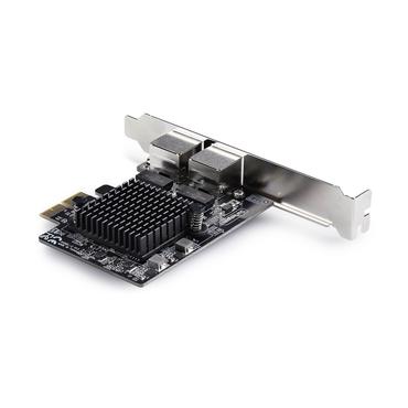 STARTECH.COM 2-Port 5Gbit Netzwerkkarte PCI Express NIC Realtek RTL8126 Windows und Linux Multi-Gigabit LAN 1G 2.5G 5G