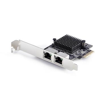 STARTECH.COM 2-Port 5Gbit Netzwerkkarte PCI Express NIC Realtek RTL8126 Windows und Linux Multi-Gigabit LAN 1G 2.5G 5G