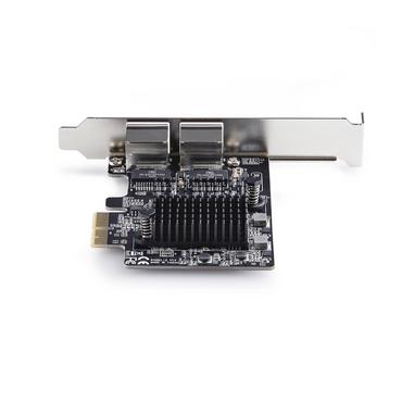 STARTECH.COM 2-Port 5Gbit Netzwerkkarte PCI Express NIC Realtek RTL8126 Windows und Linux Multi-Gigabit LAN 1G 2.5G 5G