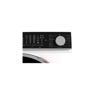 Sharp Tvättmaskin - 8 kg - A - 1400 RPM - 75 dB - Frontmatad - B - Vit/svart - 47 kWh