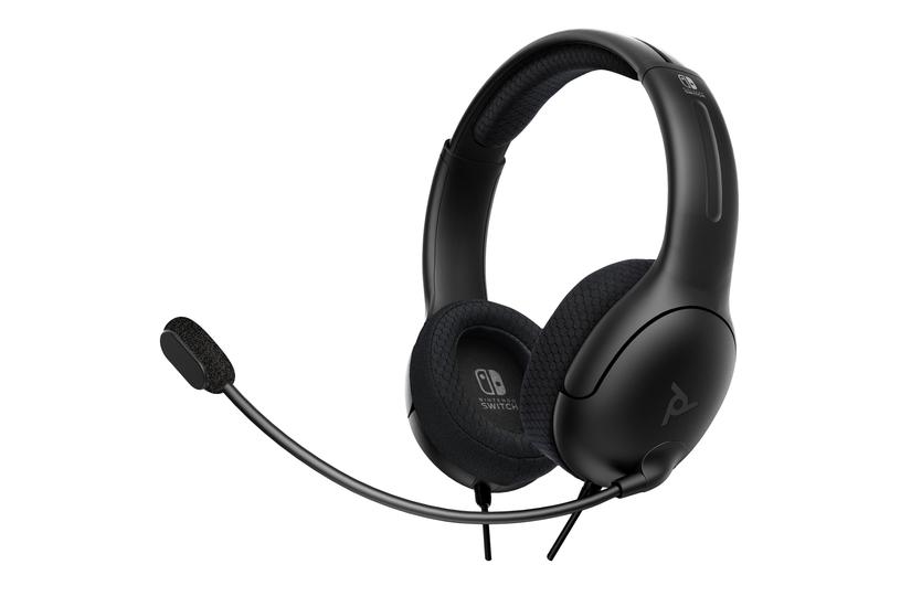 PDP LVL40 Headset Ledningsført Spil Sort