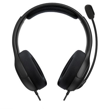 PDP LVL40 Headset Ledningsført Spil Sort