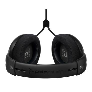 PDP LVL40 Headset Ledningsført Spil Sort